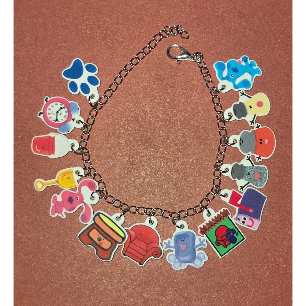 Blue's Clues Fan Art Charm Bracelet